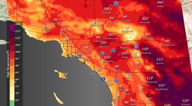 Forecast high temperatures in San Diego County for Friday, Aug. 28, 2020.