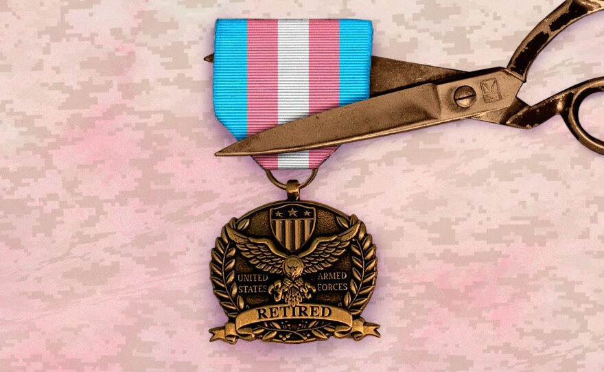 Transgender service members are being forced to retire from the military under the Trump administration's second ban. 