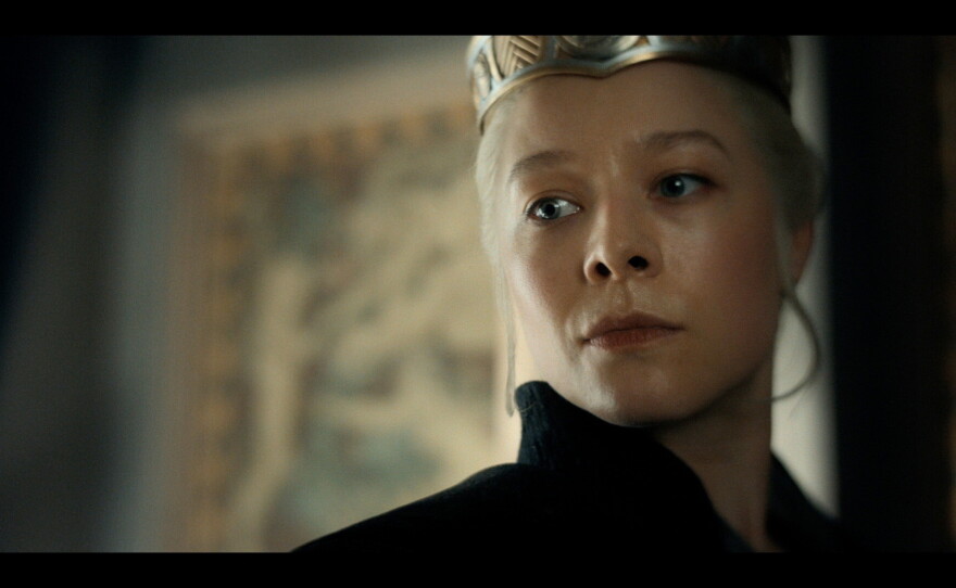 Rhaenyra (Emma D'Arcy) in House of the Dragon Season 3.
