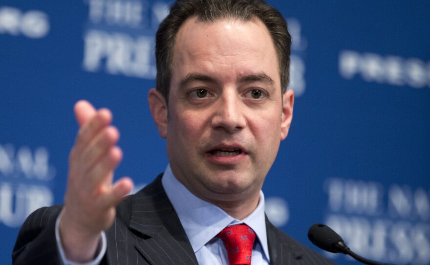 Republican National Committee Chairman Reince Priebus speaks at the National Press Club in March. Priebus has irritated faith-based values voters and others in the GOP with his quest to retool the party following the losses of 2012.