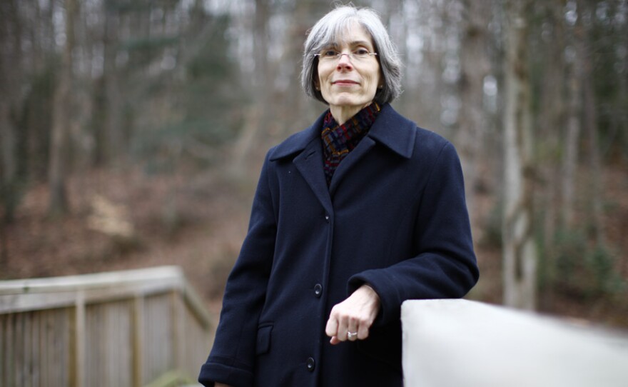Katie Benghauser, 57, has been diagnosed with osteopenia and takes Fosamax as treatment to prevent osteoporosis.