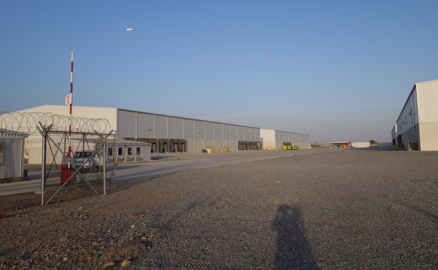 A complex of warehouses at Kandahar Airfield provided the U.S. military with 173,428 square feet of floor space that it did not need.