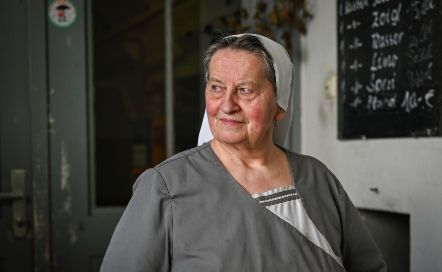 Sister Doris has strong opinions about her beer and when people should drink it. In short: Always.