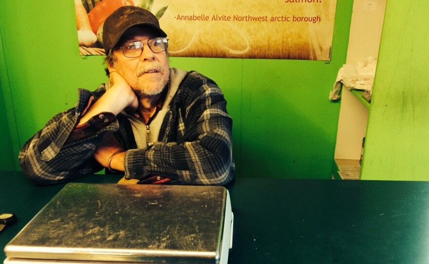 Tim Meyers owns and operates Meyers Farm in Bethel, Alaska, where he says climate change seems to be providing a more hospitable environment for growing vegetables.