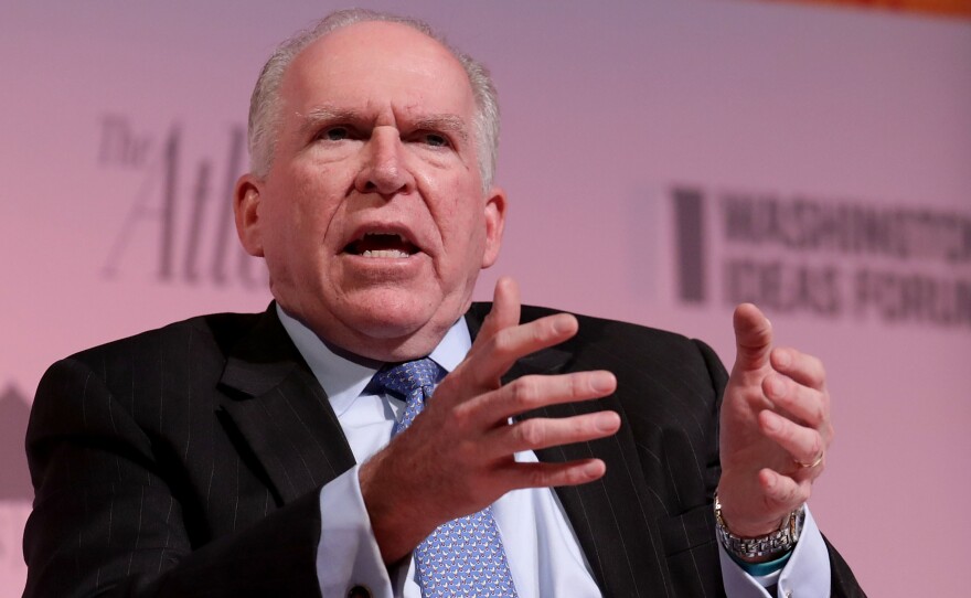 Asked whether Russia is trying to hack the U.S. election, CIA Director John Brennan told the Washington Ideas Forum on Sept. 28 that the CIA tries to look at a country's capabilities, its track record "and determine whether something that certainly looks like a duck, smells like a duck and flies like a duck, whether it's a duck or not."