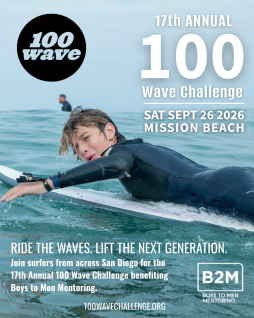 17th Annual 100 Wave Challenge Benefiting Boys to Men Mentoring