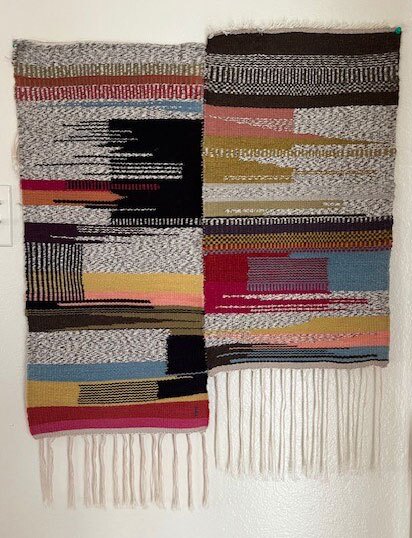 Textile work by Evan Tyler is shown at Art Produce in an undated photo. "Systemic Glitch" opens Oct. 14, 2023.