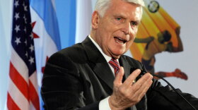 Patrick Ryan, head of Chicago's bid for the 2016 Olympics, speaks at a news conference in Chicago in June. Wednesday, he said the Chicago planning group could address concerns from the International Olympic Committee about the finances of its bid.