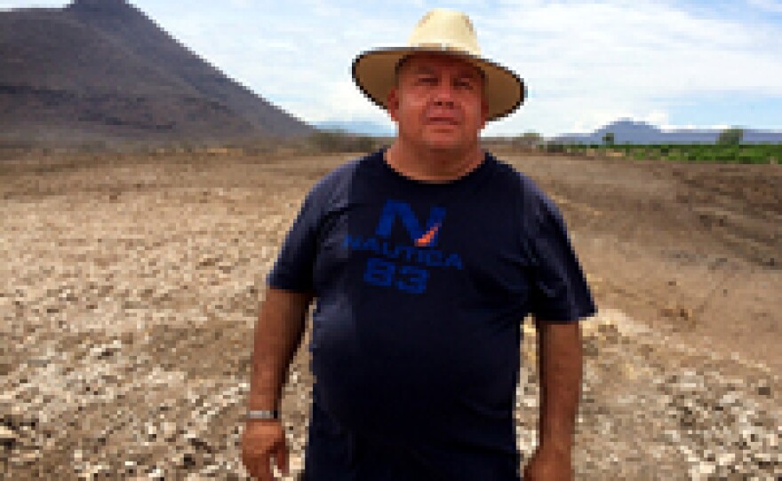 Farmer Efrain Hernandez Vazquez profits this year will allow him to purchase 30 more acres and expand his lime operation.