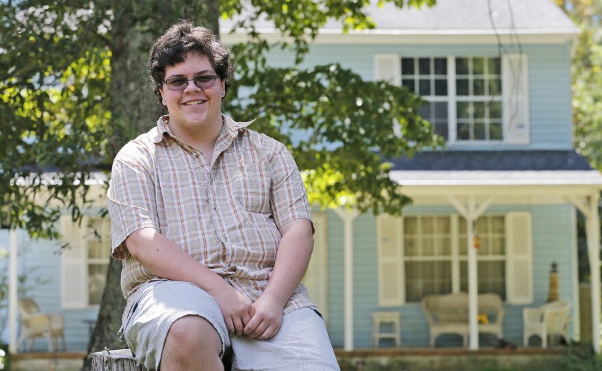 Gavin Grimm, a transgender teen, at home in Gloucester, Va. The Supreme Court will take up transgender rights for the first time, deciding whether the school board may block Grimm from using the boys' bathroom at his high school.