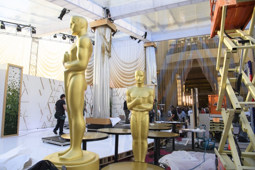 Preparations continued on Thursday, March 24, for The Oscars® which will be presented on Sunday, March 27, at the Dolby Theatre® in Hollywood, CA and televised live by the ABC Television Network.
