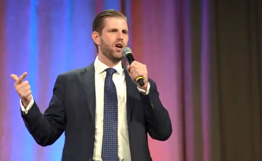 In October, Eric Trump spoke to a conference filled with anti-vaccine activists.