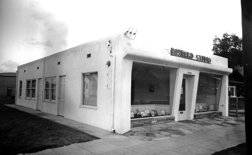 A photo of the Baynard Studio at 2695 Imperial Avenue, 1950.