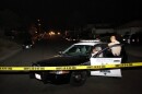 The scene after a San Diego Sheriff's deputy accidentally shot a Spring Valley homeowner who had called police to report a suspicious noise, Aug. 19, 2012.