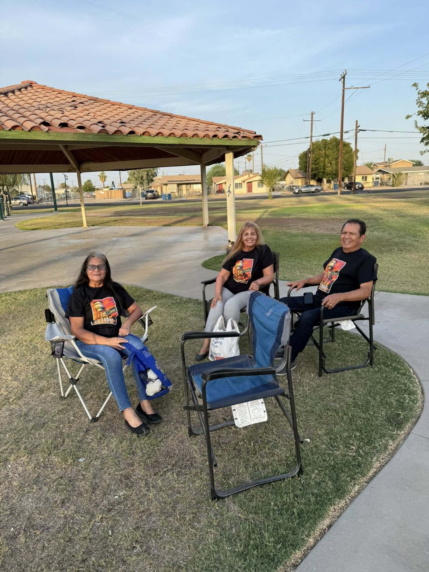 People gather to remember the Brawley Water Tower in the Imperial Valley city of Brawley, California in this undated photo.