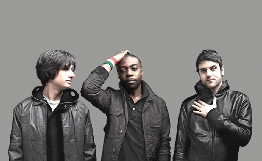 The members of Canadian reggae rock band, Bedouin Soundclash.