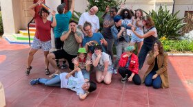 The cast of "Dear ONE" relax during a rehearsal at St. Paul's Episcopal Church. Performances take place on Saturday, July 17, 2021 at 1 p.m. and 4 p.m.