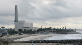 The Encina Power Station operates on the beach in Carlsbad, December 2011.