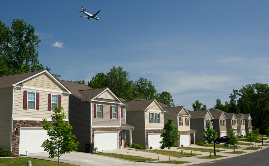 The Smith family's neighborhood in Charlotte.