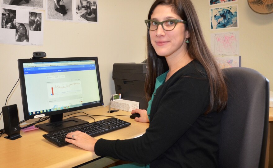 Amy Johnson, a PhD candidate in public health at the University of Illinois-Chicago, is working on a model to use Google searches to track the spread of sexually transmitted diseases in real time.