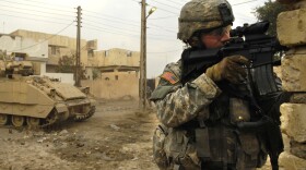 Soldier in Iraq in 2007.
