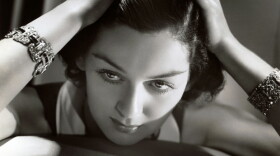 Promotional photo of Rosalind Russell, a legendary actress of Hollywood's Golden Era. Russell was the star of "Auntie Mame," "His Girl Friday," "Gypsy" and scores of other memorable films and Broadway shows. An innovative and highly talented performer, Russell earned four Oscar nominations, won five Golden Globes and a Tony Award.