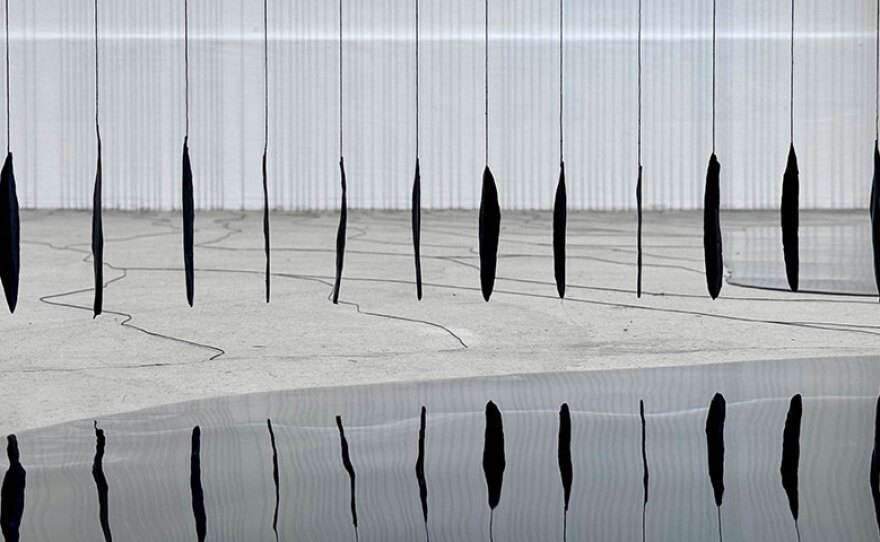 Detail of artist Kline Swonger's "Lancea" is shown installed at ICE Gallery in an undated photo.