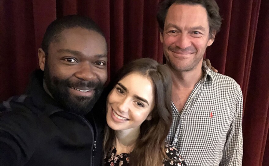 David Oyelowo, Lily Collins and Dominic West