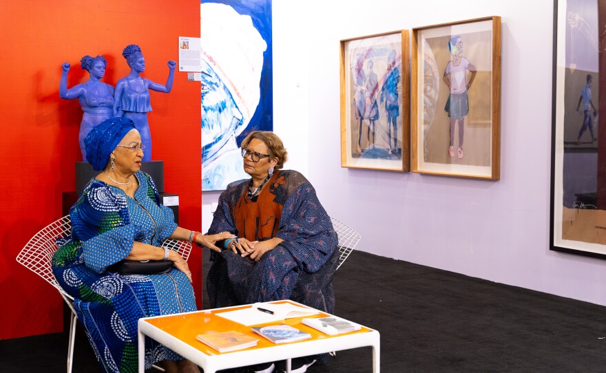 A scene from this year's Art X fair.