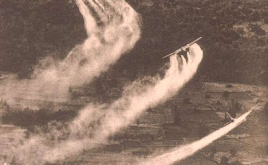 Agent Orange crop-dusting.