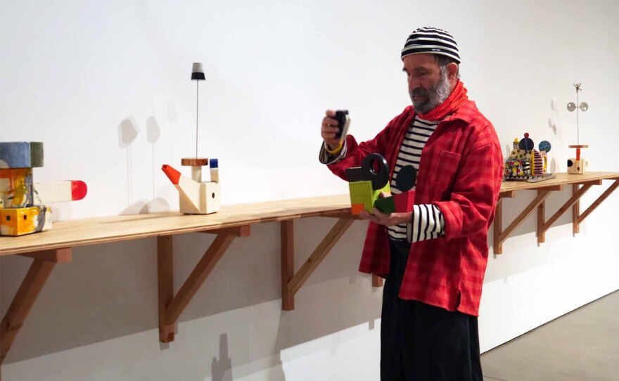 Peter Shire with his teapots are featured in CRAFT IN AMERICA "Collectors"