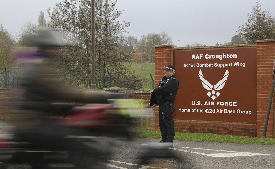 A motorbike convoy in November follows the last ride of Harry Dunn, who died when his motorbike was involved in a head-on collision in August 2019, near RAF Croughton, in Brackley, England.