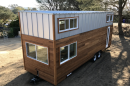 This is an example of a moveable tiny home sold by Zen Tiny Homes pictured in this undated photo in Encinitas. These units are now legal in San Diego if rented for at least 30 days. 