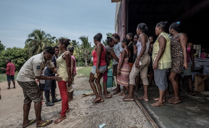 Because vanilla is so valuable, vanilla workers undergo a full search as they leave the warehouse for their lunch break.