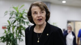 Sen. Dianne Feinstein, D-Calif., departs after a vote on Gina Haspel to be CIA director, on Capitol Hill in Washington, May 17, 2018. 
