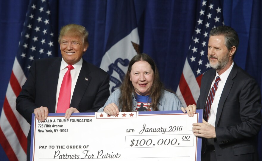 President Trump has come under scrutiny about his charitable foundation's use of funds. He has been ordered to pay $2 million in damages by a New York judge.