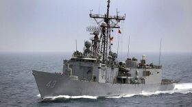 USS Thach in the Persian Gulf in 2003.