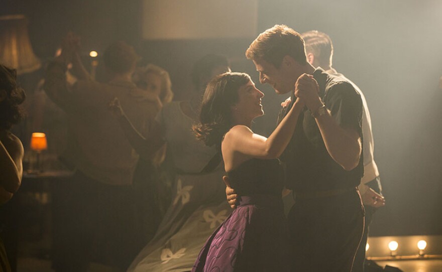 MORVEN CHRISTIE as Amanda Kendall and JAMES NORTON as Sidney Chambers.
