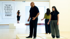 When John Cage composed an opera commemorating the American bicentennial audiences walked out. Now, it's being reinterpreted by new artists in a Detroit Opera production. Above, Brianna J. Robinson, left, Travis Leon Williams, Mia Mandineau and Selena Kearney rehearse for Apartment House 1776 which runs May 21 to 24.