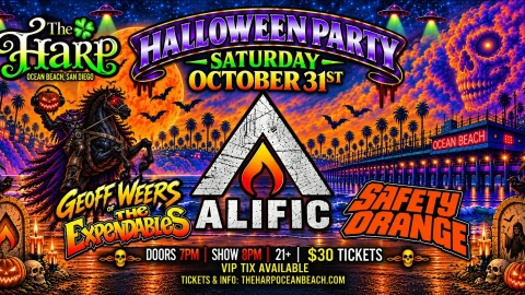 Halloween Party with Alific, Geoff Weers and Safety Orange