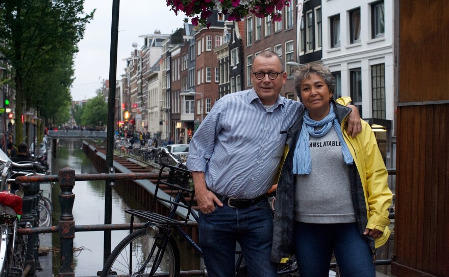 Bert Nap and Conchita Lavalette live in Amsterdam's Red Light District. Nap first moved here 40 years ago as a student.