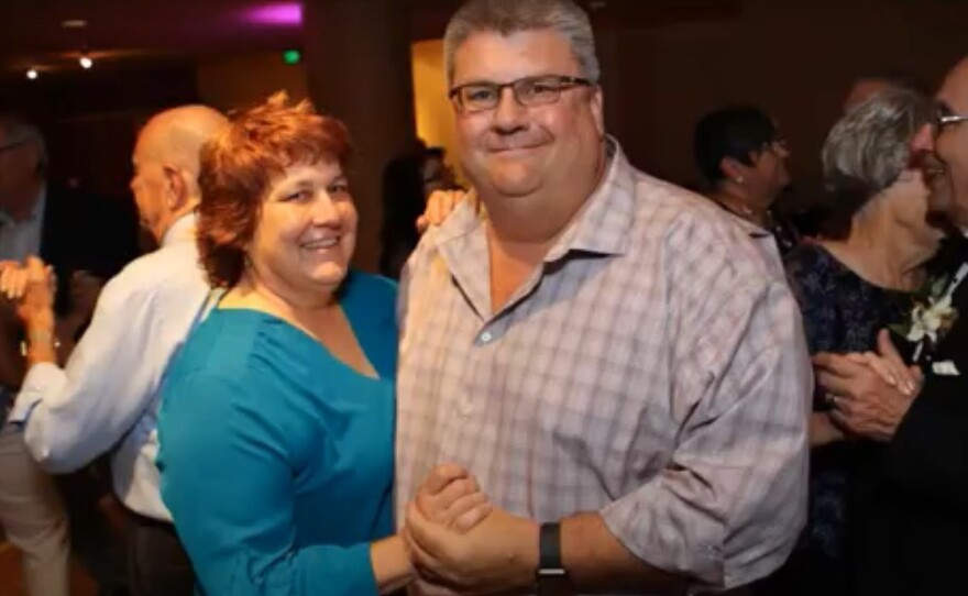 Jeffrey Baumbach and his wife, Karen.