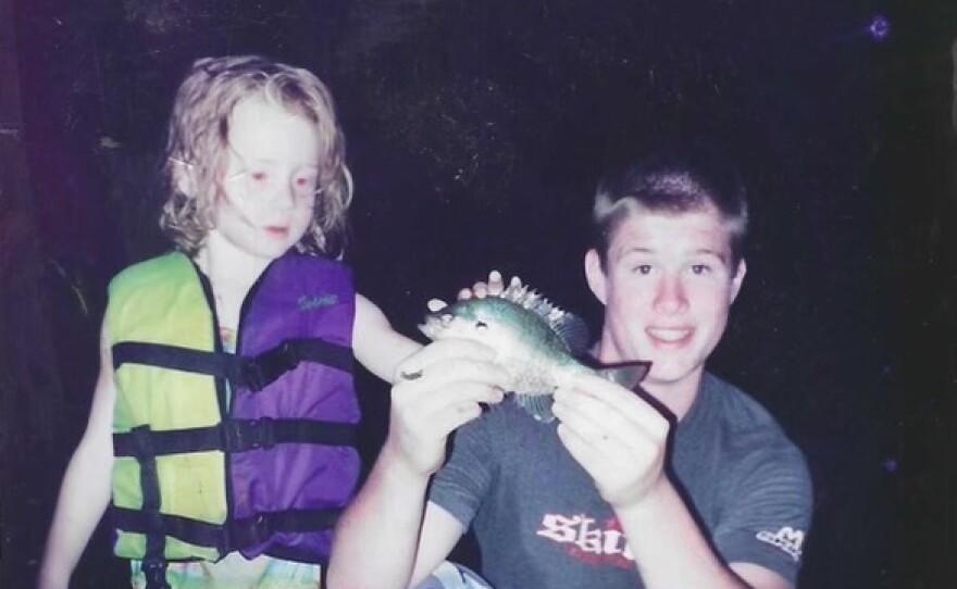 Madison Wagner is seen here with her older brother, Pierson, in an undated photo provided by her family.