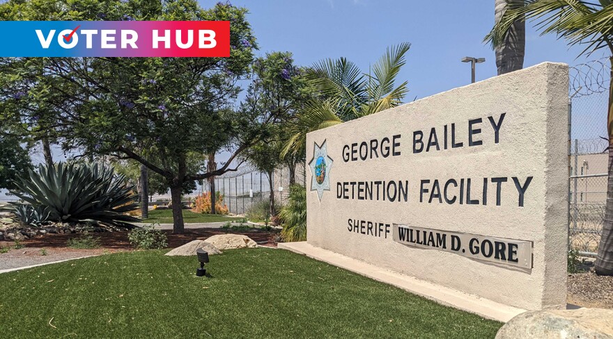 The San Diego County Sheriff Department's George Bailey Detention Facility is pictured on April 28, 2022.
