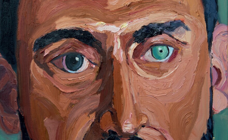 "The story behind the colors of my eyes being different is I actually wear prosthetic lenses to help correct some of the neurological vision issues that I have which are secondary to the number of brain injuries that I received in my service," Rodriguez explains.
