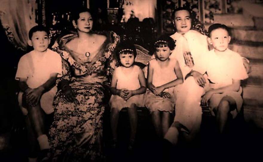 Elpidio Quirino and his family.