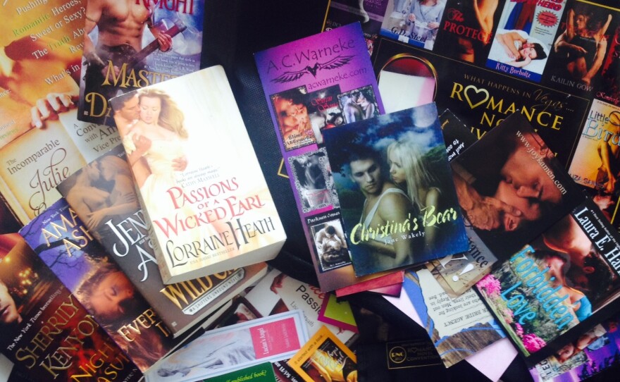 Jesse Barron's TBR pile of HEAs (that's "To Be Read" and "Happily Ever After" for you non-romance readers), includes several authors featured at the 2013 Romance Novel Convention.