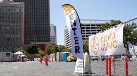 Covid Clinic, an Orange County startup, offers COVID-19 testing in downtown San Diego on May 3, 2021.