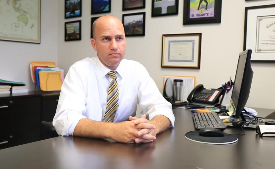 Matthew Holt, Victorugo Rodriguez Tello's immigration attorney, sits in his office during an interview, May 26, 2015.