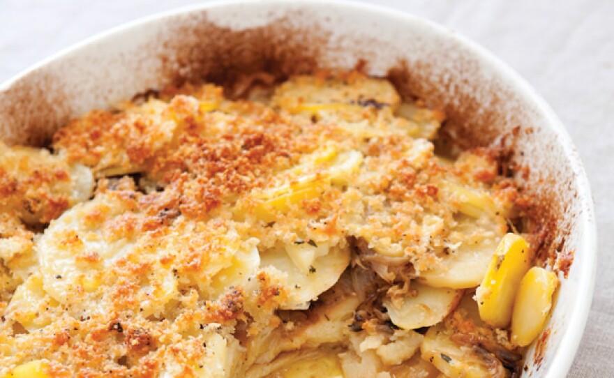Olive Oil Potato Gratin